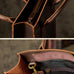 Leather Messenger Bag for Man Crazy Horse Leather Satchel Messenger Bags with Removable Strap RockCow Leather Studio