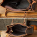 Leather Messenger Bag for Man Crazy Horse Leather Satchel Messenger Bags with Removable Strap RockCow Leather Studio
