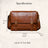 Leather Shoulder Bag for Men Vintage Genuine Leather Messenger Bag with Adjustable Strap RockCow Leather Studio