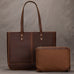 Leather Tote Bag For Women Full Grain Leather Handbag Leather Shopping Bag Women Shoulder Bag Leather Purse RockCow Leather Studio