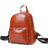 Leather Backpack Women Top Grain Leather Backpack Purse Top Natural Cowhide Leather City Backpack Leather Travel Rucksack SX3096 RockCow Leather Studio