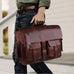 The Men's Distressed Classy Leather Bags
