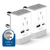 South Africa Travel Adapter | Type M - USB-A & USB-C Ports + 2 USA Outlet (AP-10L) Ceptics
