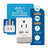South Africa Travel Adapter | Type M - USB-A & USB-C Ports + 2 USA Outlet (AP-10L) Ceptics