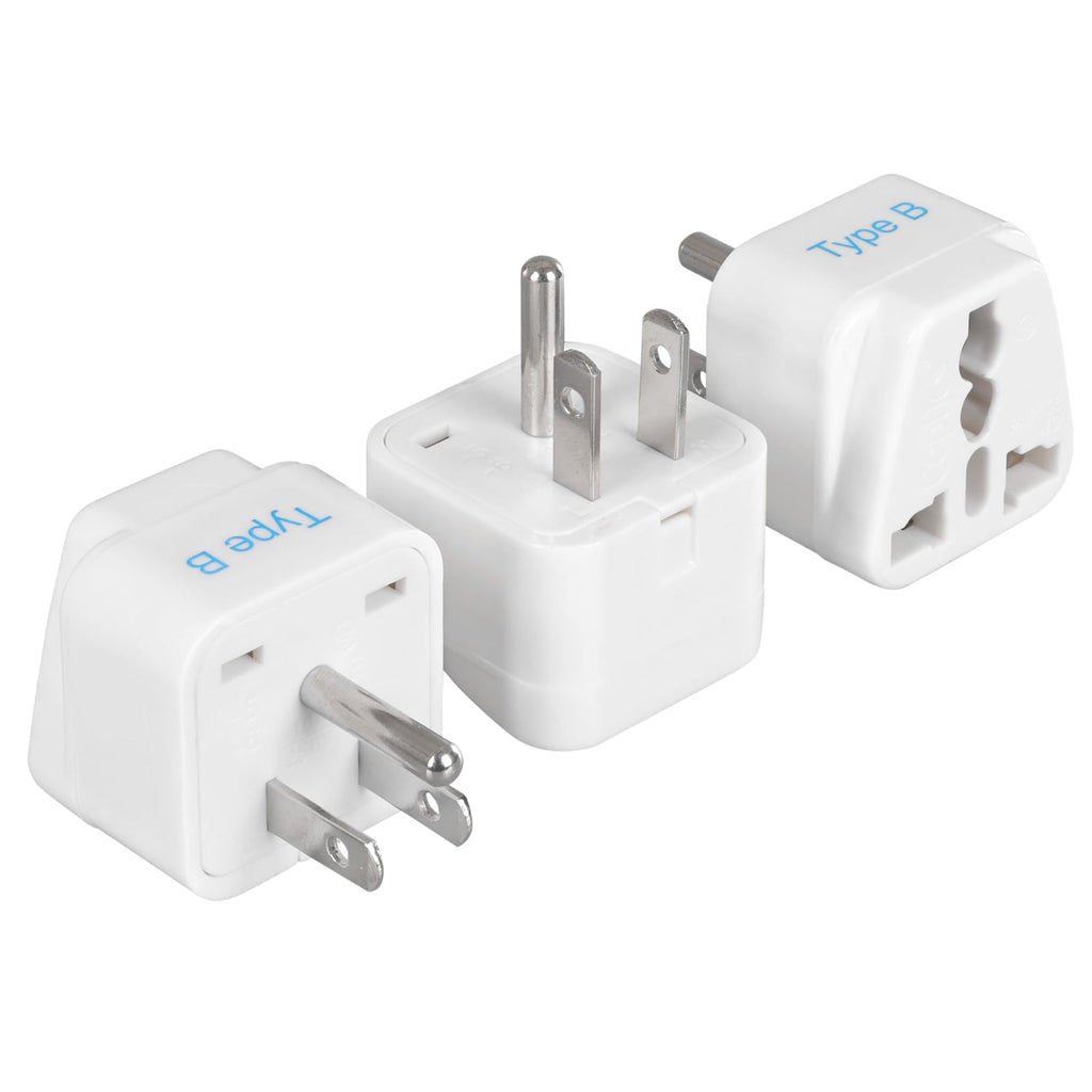 USA, Canada Travel Adapter - Type B - 3 Pack (GP-5) Ceptics