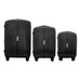IZOD Mateo Travel 3 Piece Luggage Set - Durable ABS Hard Shell with 360° Wheels and Combo Lock Mirage Luggage