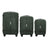 IZOD Mateo Travel 3 Piece Luggage Set - Durable ABS Hard Shell with 360° Wheels and Combo Lock Mirage Luggage