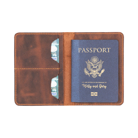 Viaggio Leather Passport Wallet Mizuri Leather