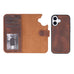 Magic iPhone 17 Leather Detachable Wallet Case Mizuri Leather