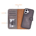 Magic iPhone 17 Leather Detachable Wallet Case Mizuri Leather