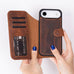 Magic iPhone 17 Air Leather Detachable Wallet Case Mizuri Leather