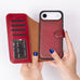 Magic iPhone 17 Air Leather Detachable Wallet Case Mizuri Leather