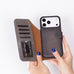 Magic iPhone 17 Pro Leather Detachable Wallet Case Mizuri Leather