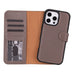 Magic iPhone 16 Pro Detachable Leather Wallet Case Mizuri Leather