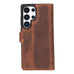 Magic Samsung Galaxy S25 Ultra Detachable Leather Wallet Case - LuggageDesigners