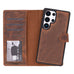 Magic Samsung Galaxy S25 Ultra Detachable Leather Wallet Case - LuggageDesigners