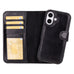 Magic iPhone 16 Detachable Leather Wallet Case Mizuri Leather