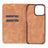 Sonat Leather iPhone 16 Pro Max Folio Case Mizuri Leather