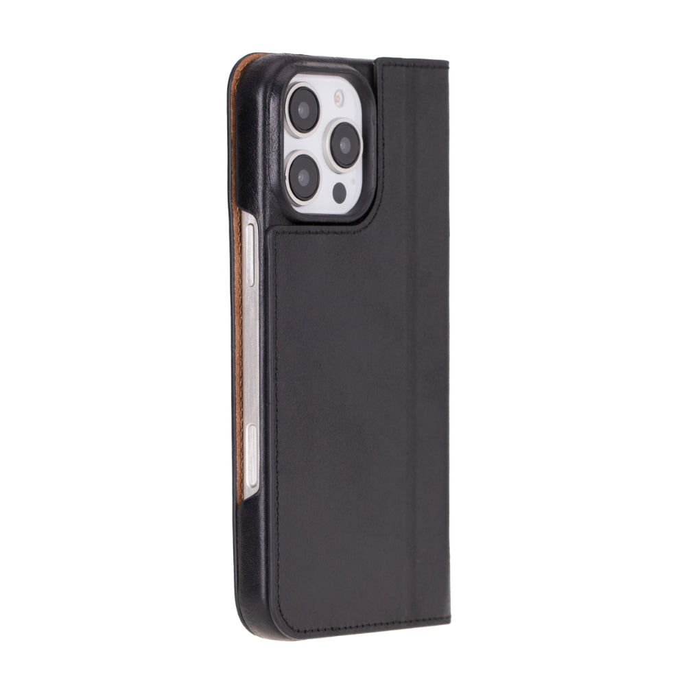Sonat Leather iPhone 16 Pro Folio Case Mizuri Leather