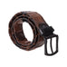 Vista Braided Leather Men's Belt - LuggageDesigners