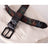 Vista Braided Leather Men's Belt - LuggageDesigners