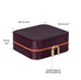 Amanda Leather Jewelry Box, Large - LuggageDesigners