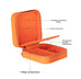 Amanda Leather Jewelry Box, Large - LuggageDesigners