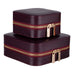 Amanda Leather Jewelry Box, Medium Mizuri Leather