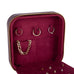 Amanda Leather Jewelry Box, Large - LuggageDesigners