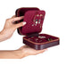 Amanda Leather Jewelry Box, Large - LuggageDesigners