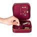 Amanda Leather Jewelry Box, Large - LuggageDesigners