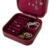 Amanda Leather Jewelry Box, Large - LuggageDesigners