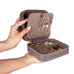Amanda Leather Jewelry Box, Large - LuggageDesigners