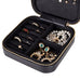 Amanda Leather Jewelry Box, Large - LuggageDesigners