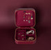Amanda Leather Jewelry Box, Large - LuggageDesigners