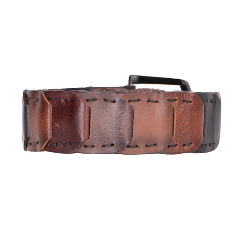 Vista Braided Leather Men's Belt - LuggageDesigners