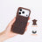 Ultimate Jacket Leather iPhone 17 Pro Case Mizuri Leather