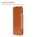 Sonat Leather iPhone 17 Pro Max Folio Case - LuggageDesigners