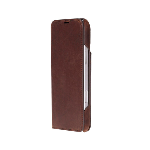 Sonat Leather iPhone 17 Pro Folio Case - LuggageDesigners
