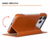 Sonat Leather iPhone 17 Pro Max Folio Case - LuggageDesigners