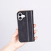 Sonat Leather iPhone 17 Folio Case - LuggageDesigners