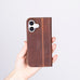 Sonat Leather iPhone 17 Folio Case - LuggageDesigners