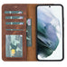 Magic Samsung Galaxy S23 Plus Leather Detachable Wallet Case Mizuri Leather