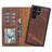 Magic Samsung Galaxy S23 Ultra Leather Detachable Wallet Case Mizuri Leather