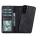 Magic Samsung Galaxy S22 Ultra Leather Detachable Wallet Case Mizuri Leather