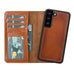 Magic Samsung Galaxy S22 Ultra Leather Detachable Wallet Case Mizuri Leather