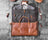 Personalized Leather Hanging Clothes Bag, Leather Duffel Bag with Shoe Pouch, Carry-on Garment Bag, Groomsmen Gift Bag RockCow Leather Studio