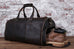 Personalized Leather Hanging Clothes Bag, Leather Duffel Bag with Shoe Pouch, Carry-on Garment Bag, Groomsmen Gift Bag RockCow Leather Studio