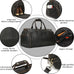 Personalized Leather Hanging Clothes Bag, Leather Duffel Bag with Shoe Pouch, Carry-on Garment Bag, Groomsmen Gift Bag RockCow Leather Studio