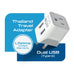 Thailand Travel Adapter - Type O - Dual USB (CTU-18) Ceptics